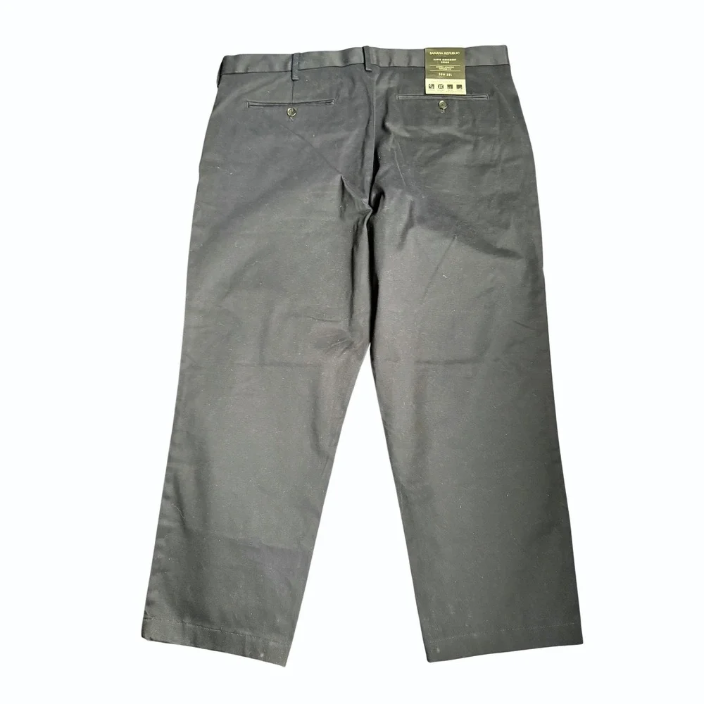 Banana‎ Republic Mason Athletic Tapered Chino Navy Blue 38x32 (26 hemmed) NEW